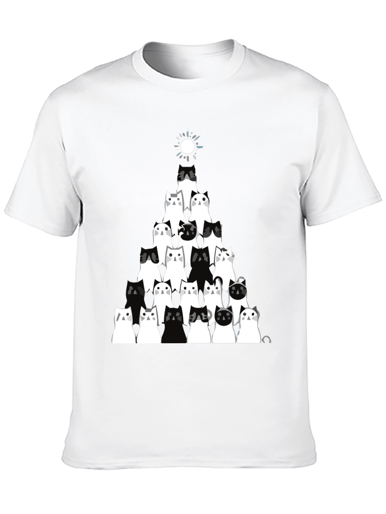 Cat Pyramid Graphic Tee