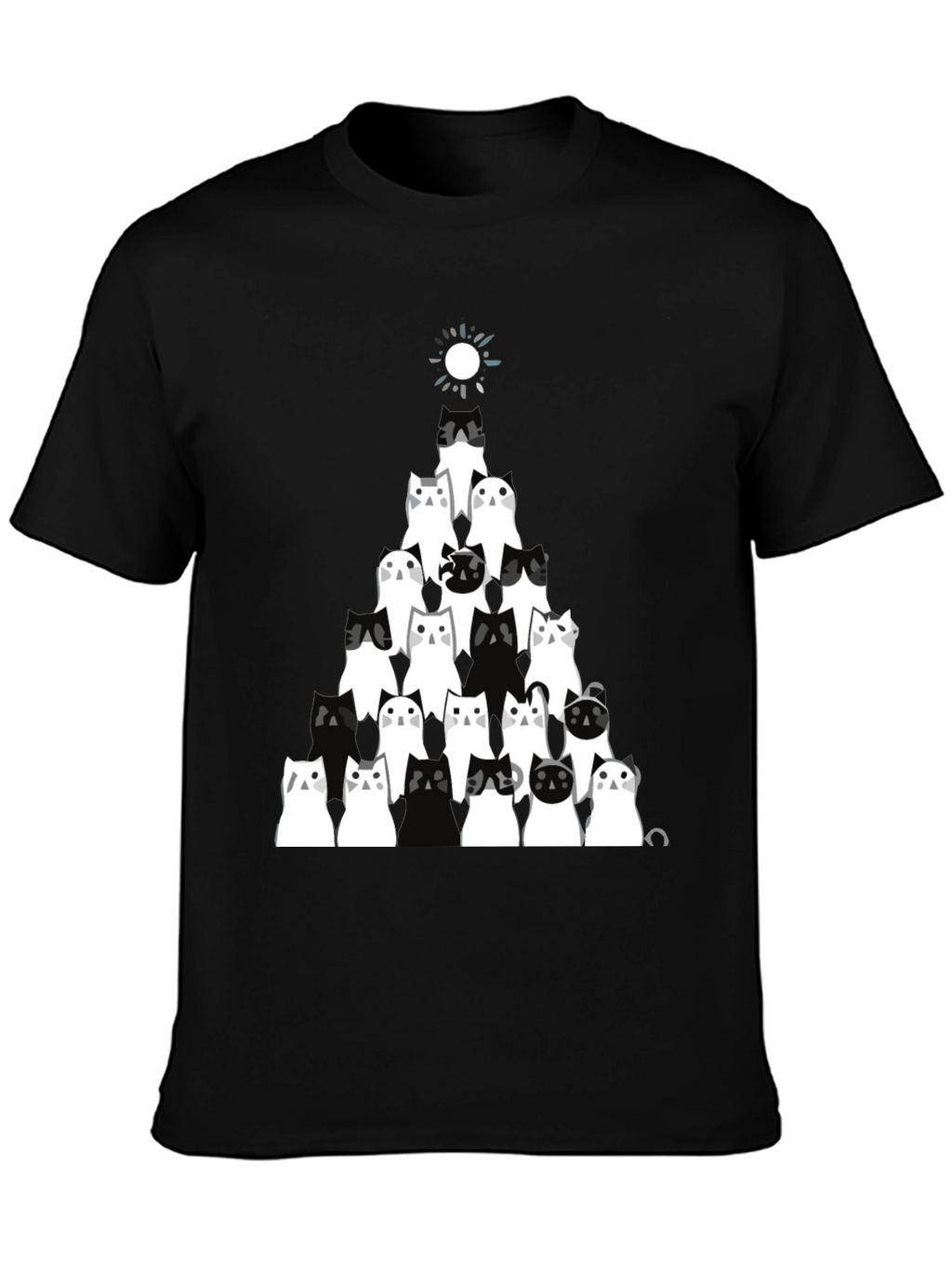 Cat Pyramid Graphic Tee