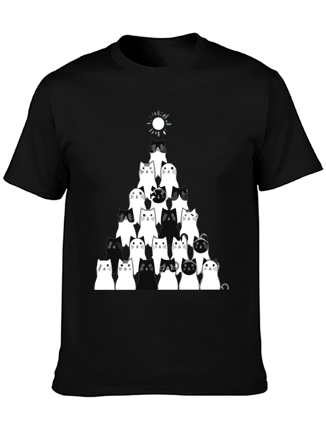 Cat Pyramid Graphic Tee