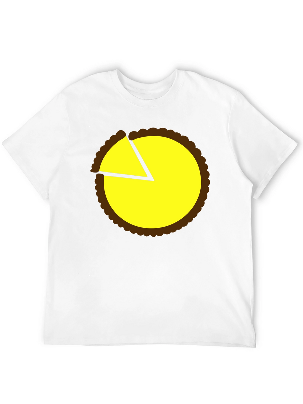 Pie Chart Graphic Tee - Casual Comfort