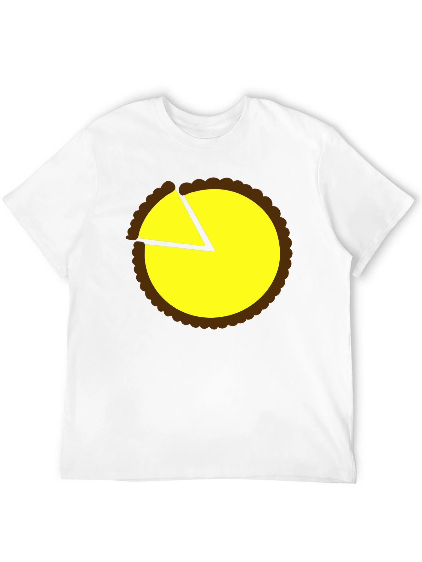 Pie Chart Graphic Tee - Casual Comfort