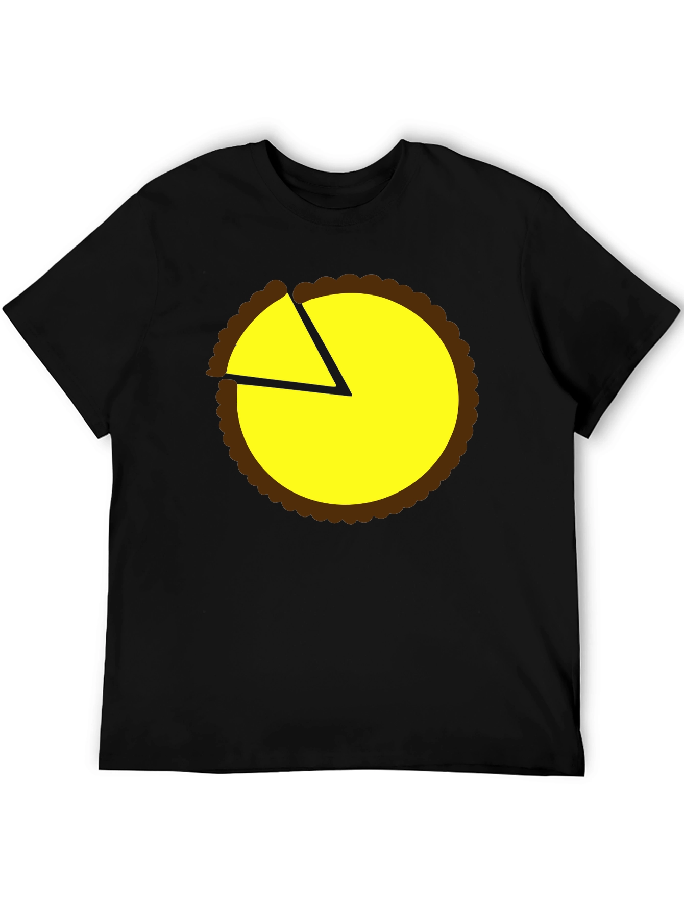 Pie Chart Graphic Tee - Casual Comfort
