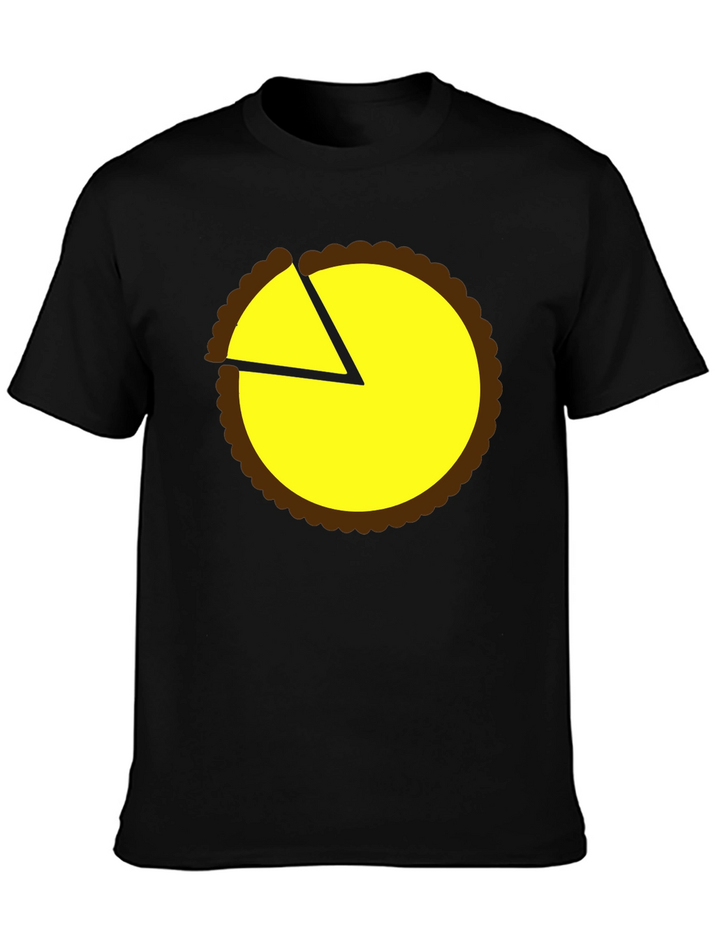 Pie Chart Graphic Tee - Casual Comfort