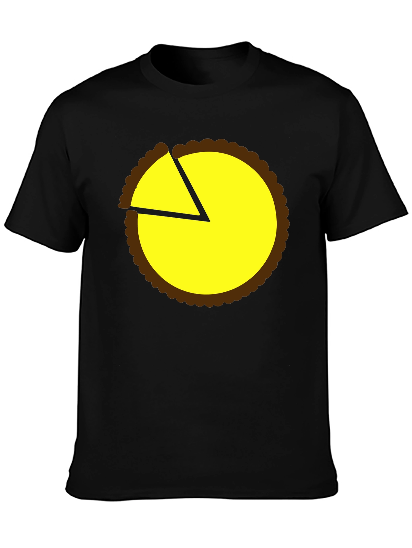 Pie Chart Graphic Tee - Casual Comfort