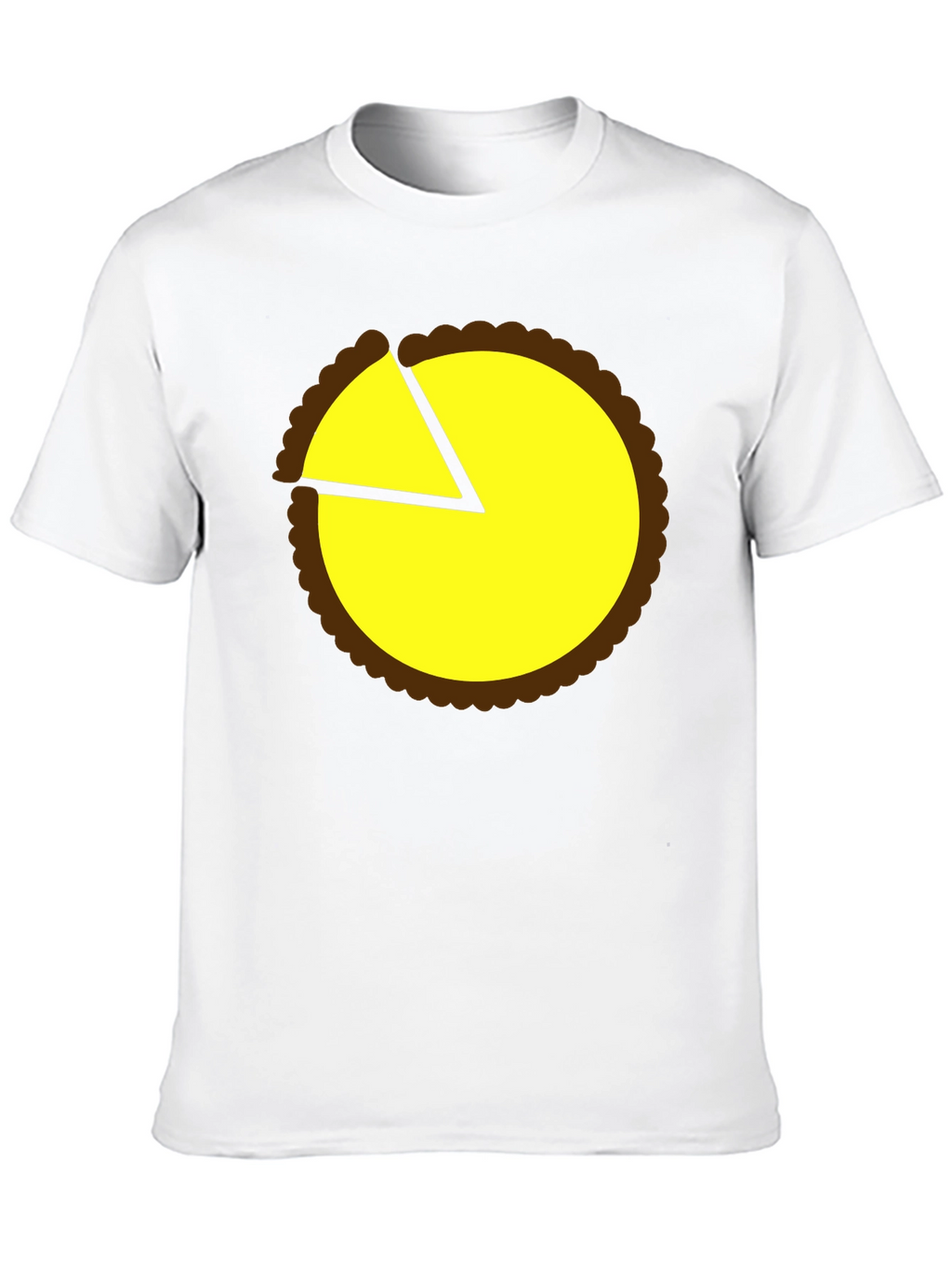 Pie Chart Graphic Tee - Casual Comfort