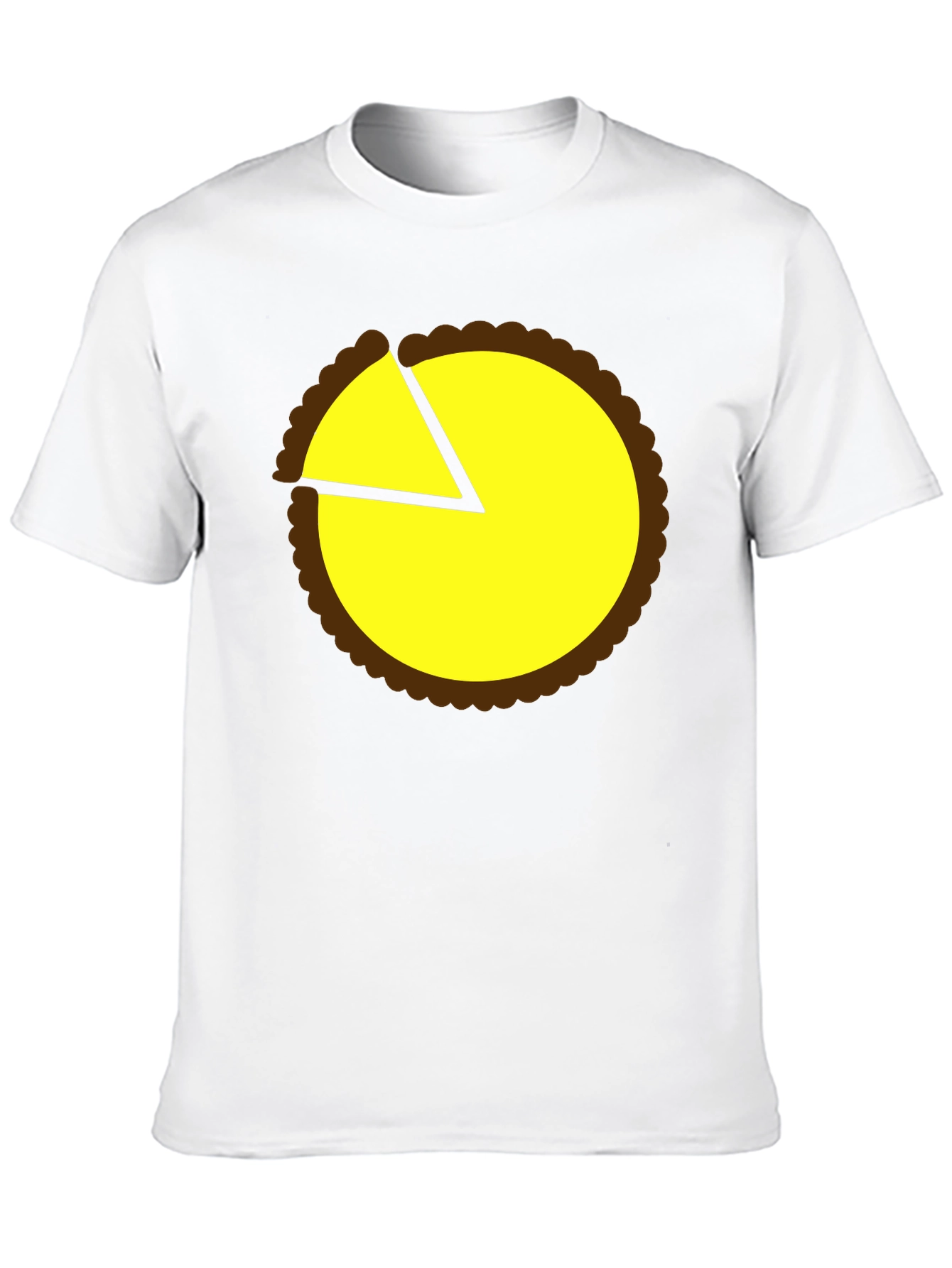 Pie Chart Graphic Tee - Casual Comfort