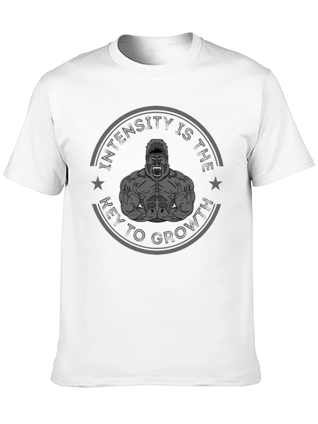 Intensity is the Key to Growth Gorilla T-Shirt