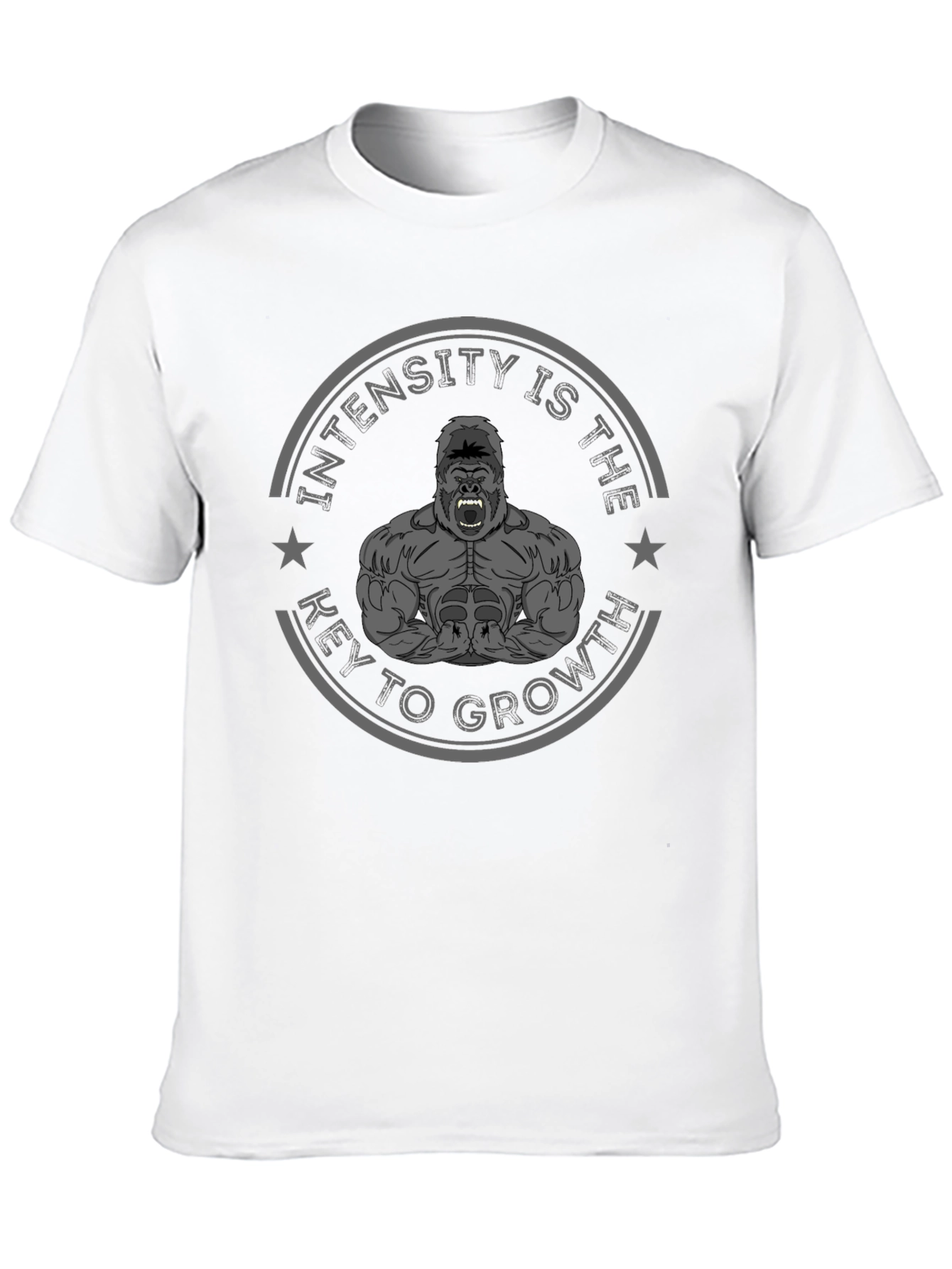 Intensity is the Key to Growth Gorilla T-Shirt