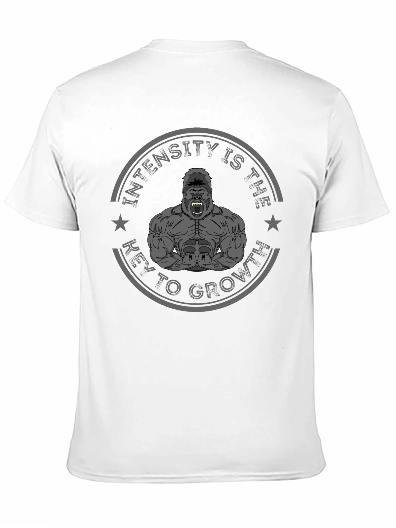 Intensity is the Key to Growth Gorilla T-Shirt