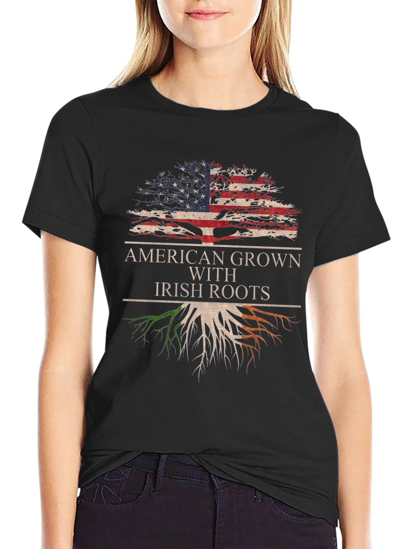 American Grown Irish Roots T-Shirt
