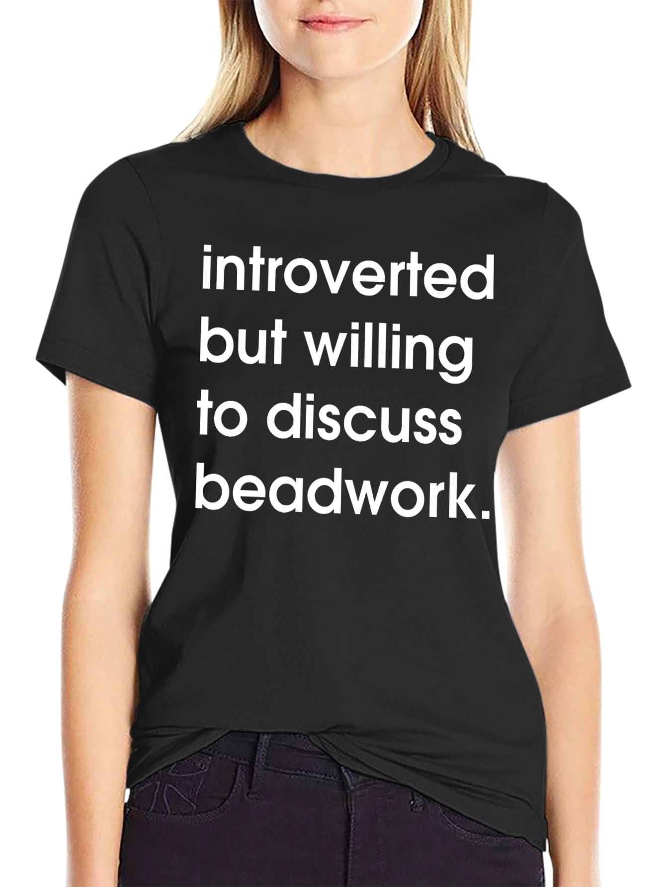 Introverted Beadwork Enthusiast T-Shirt