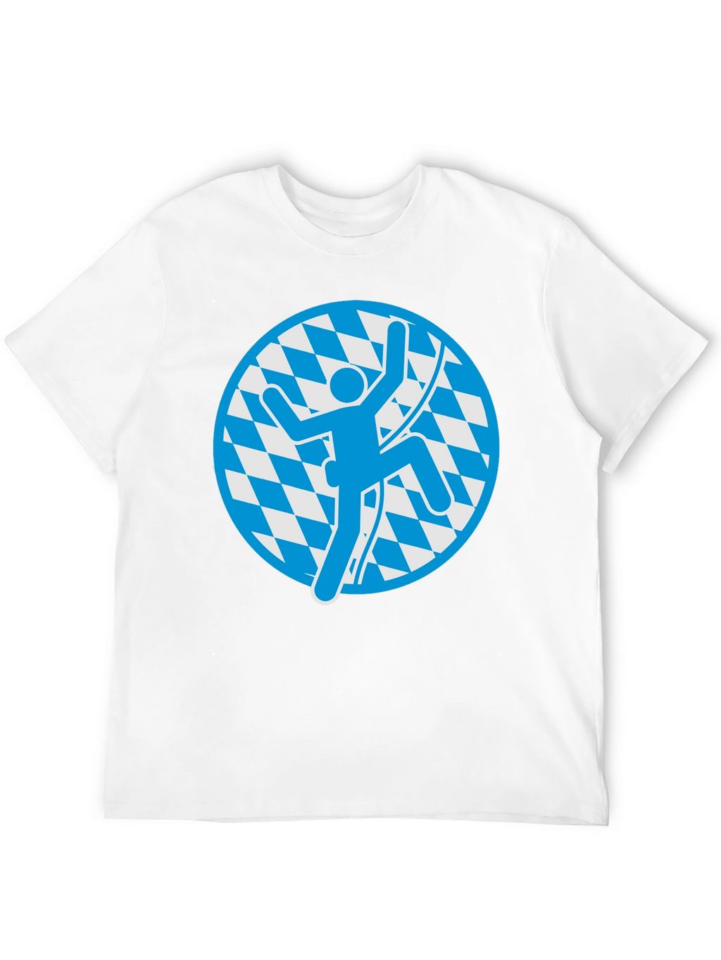 Climbing Bavarian T-Shirt - Black Cotton Tee