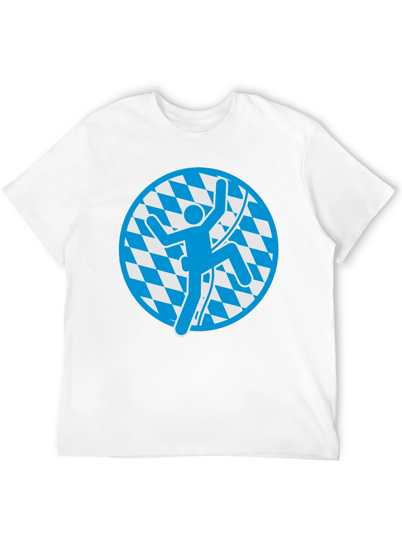 Climbing Bavarian T-Shirt - Black Cotton Tee