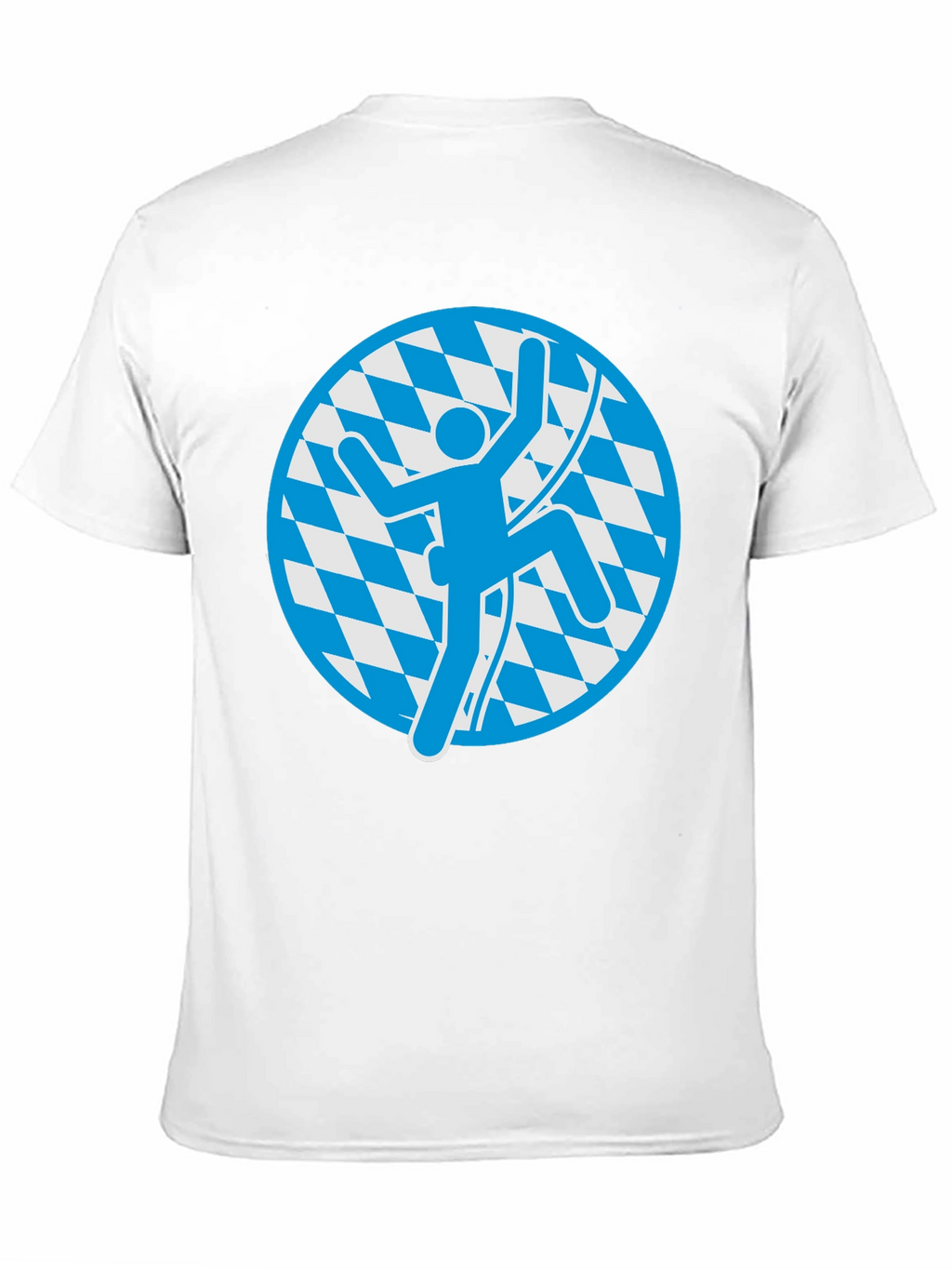 Climbing Bavarian T-Shirt - Black Cotton Tee