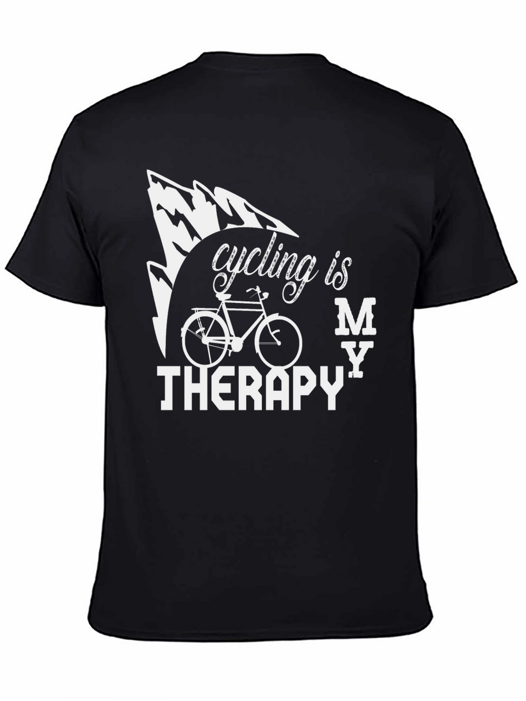 Cycling is My Therapy T-Shirt