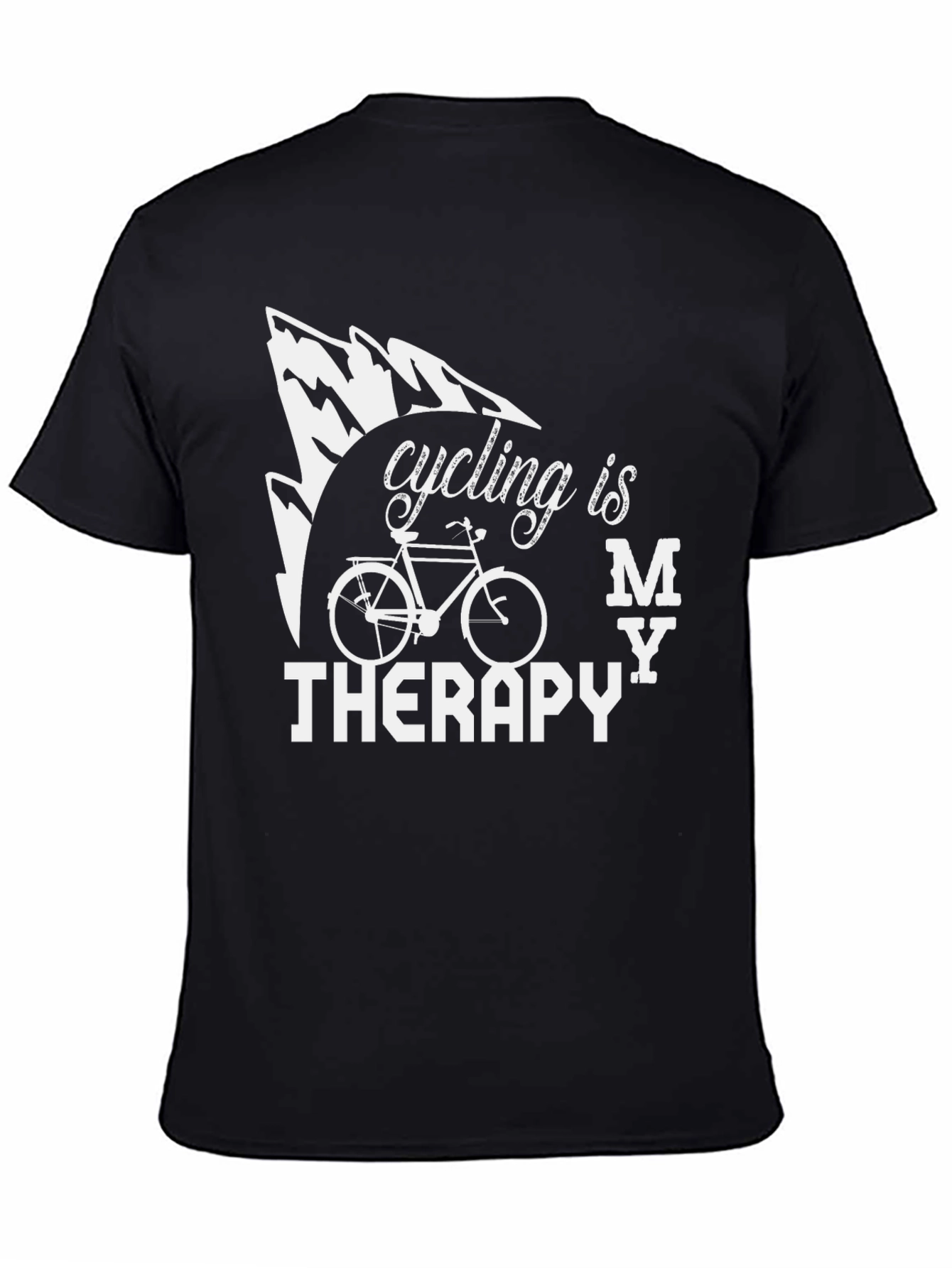 Cycling is My Therapy T-Shirt