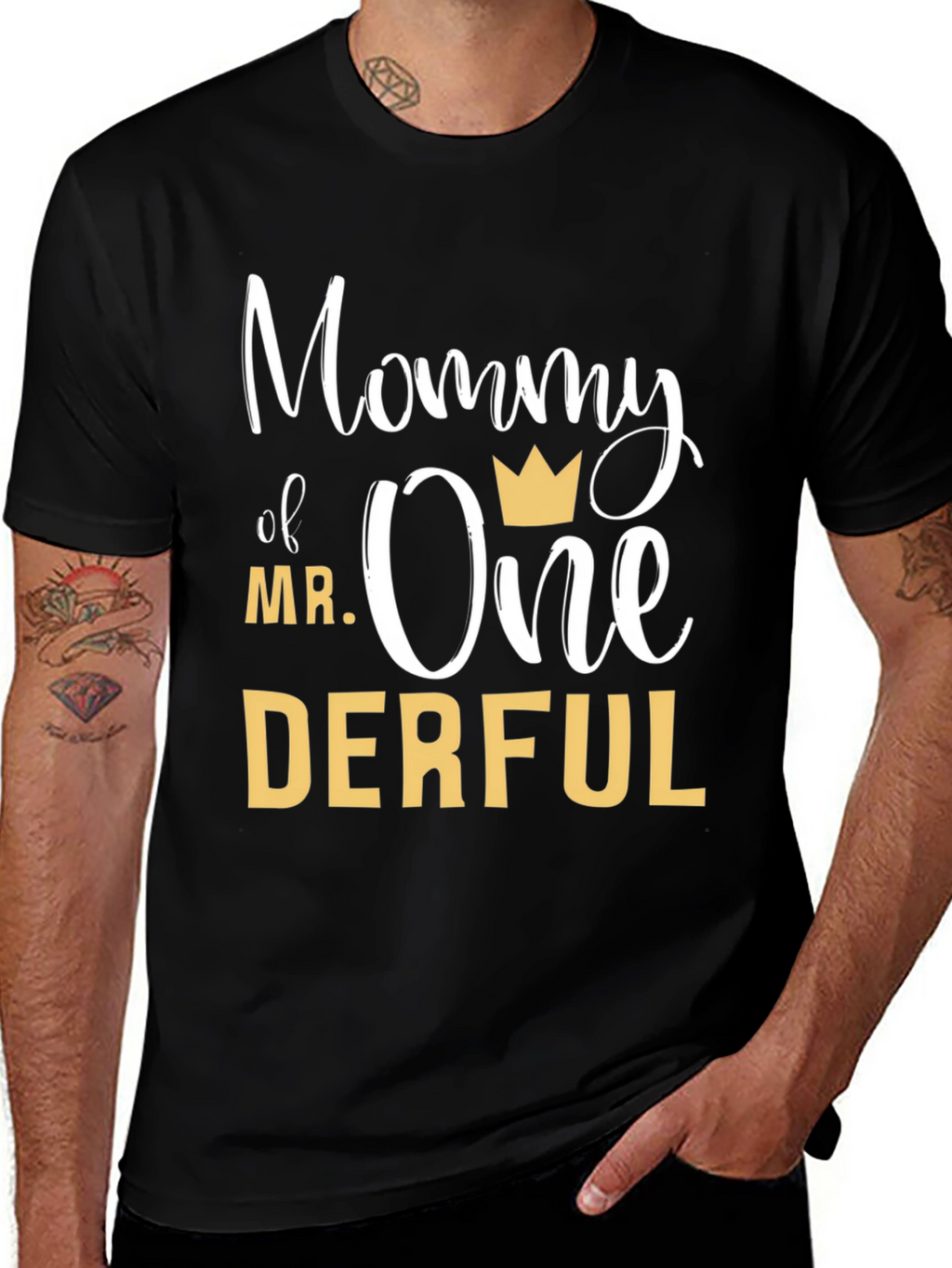 Mommy of Mr. Onederful T-Shirt - First Birthday