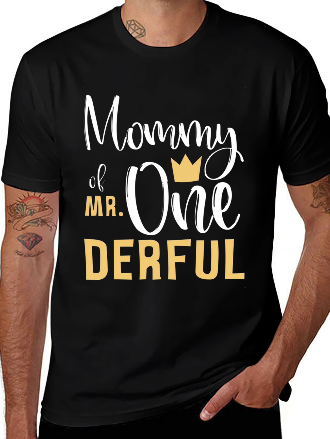Mommy of Mr. Onederful T-Shirt - First Birthday