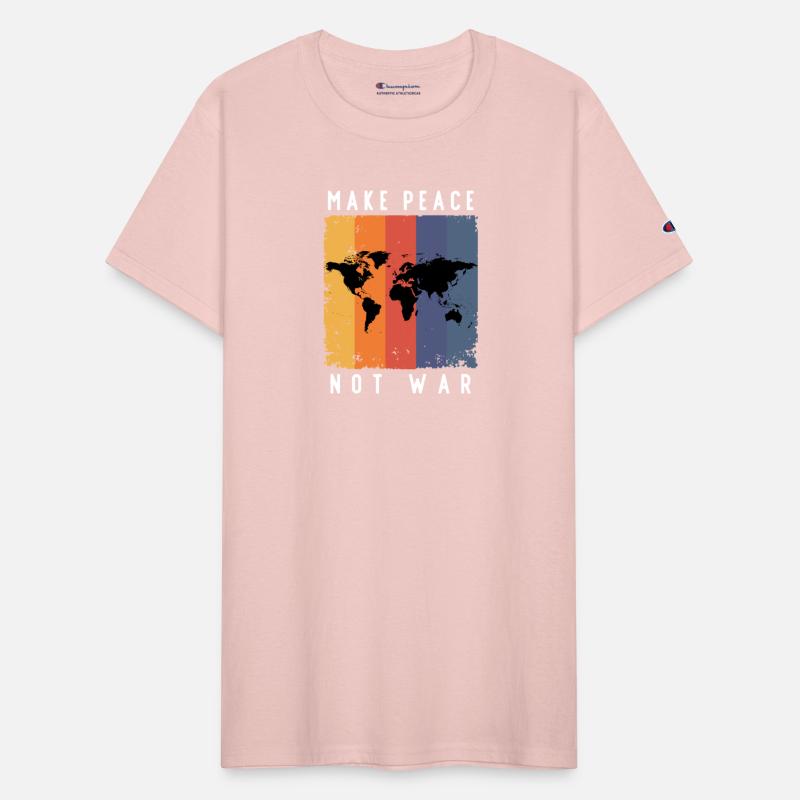 Make Peace Not War World Map