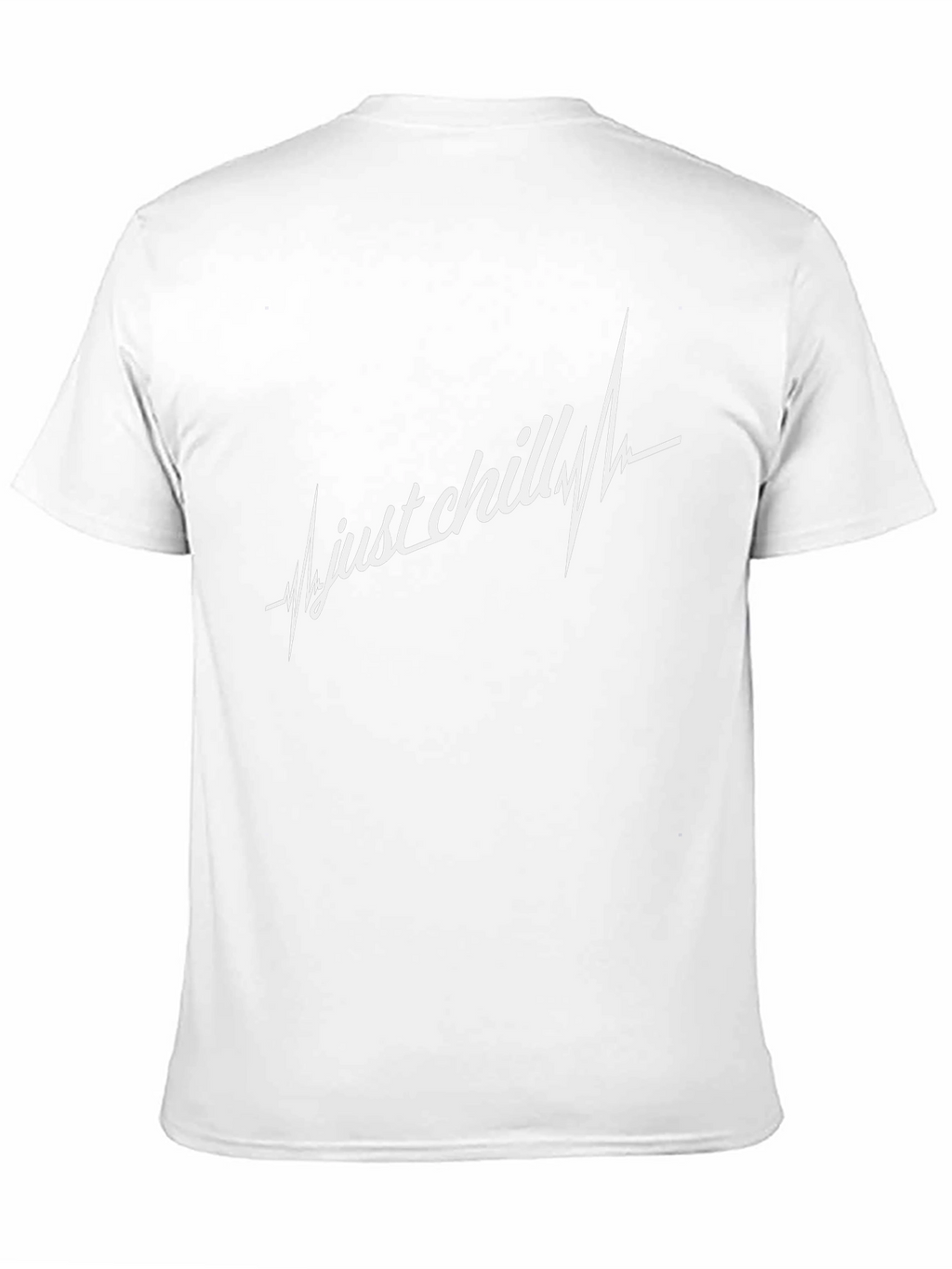 Just Chill T-Shirt - Black Crew Neck Tee