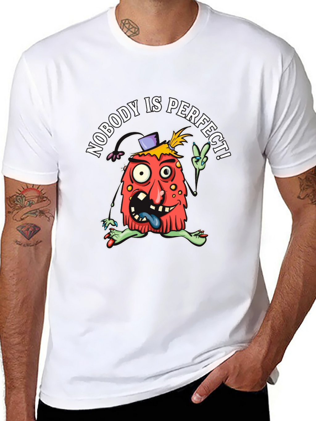 Nobodys Perfect T-Shirt - Funny Graphic Tee