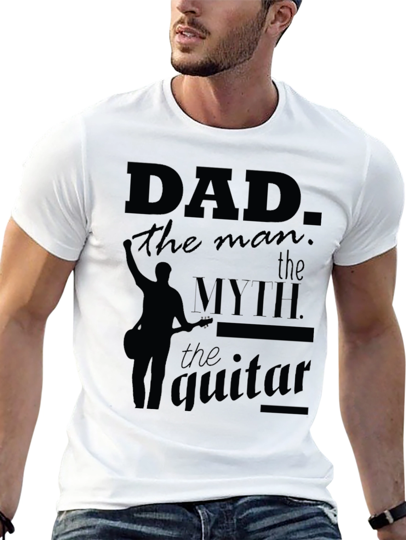 Dad: The Man The Myth The Guitar T-Shirt