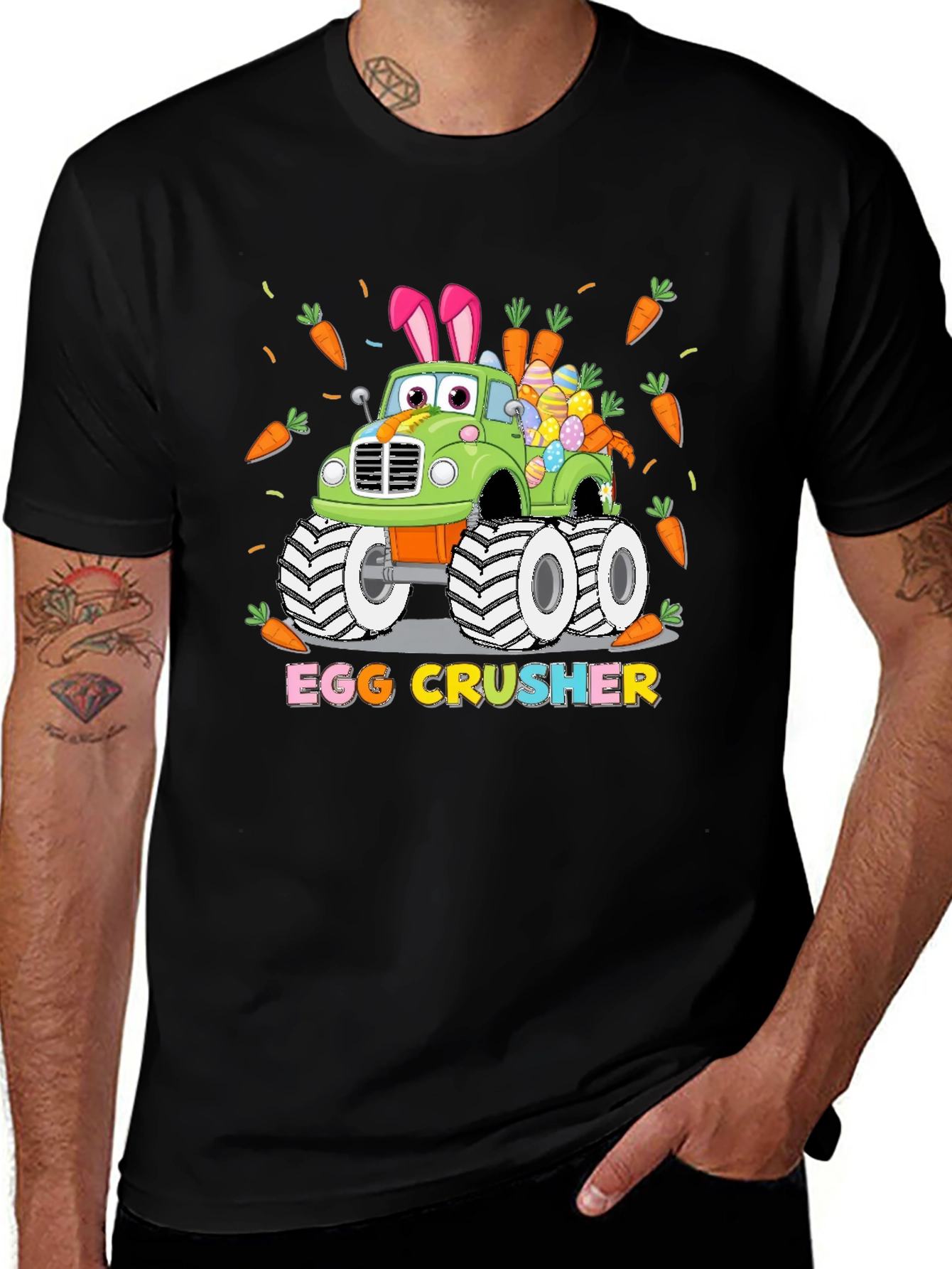 Easter Egg Crusher Monster Truck T-Shirt