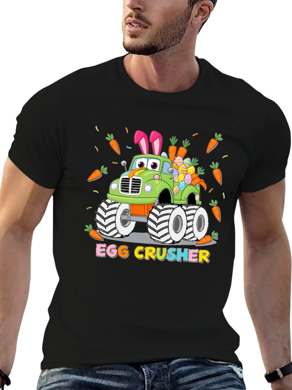 Easter Egg Crusher Monster Truck T-Shirt