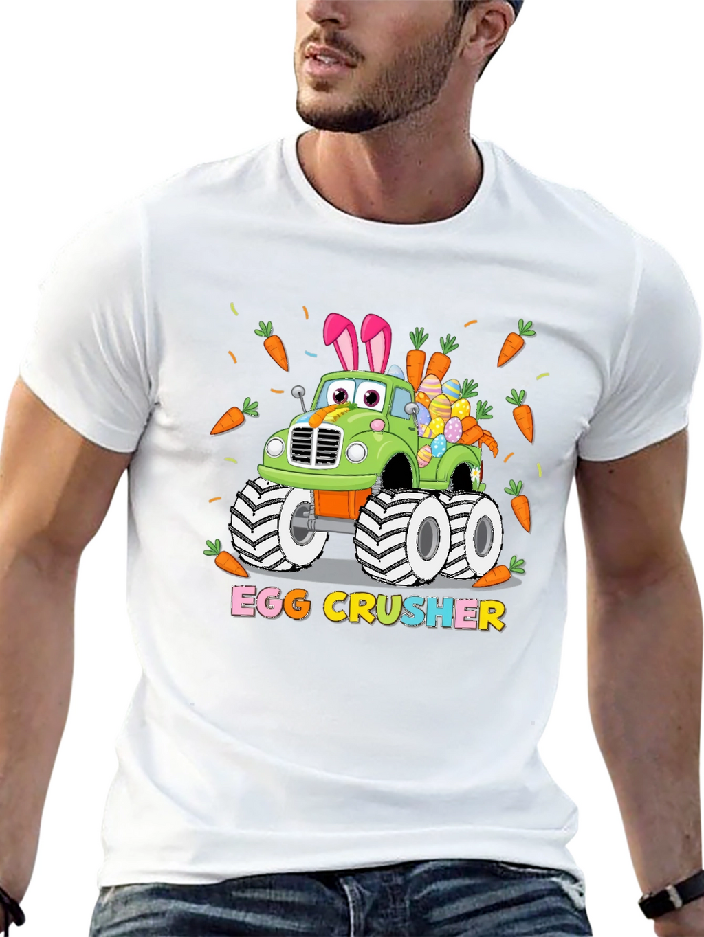 Easter Egg Crusher Monster Truck T-Shirt