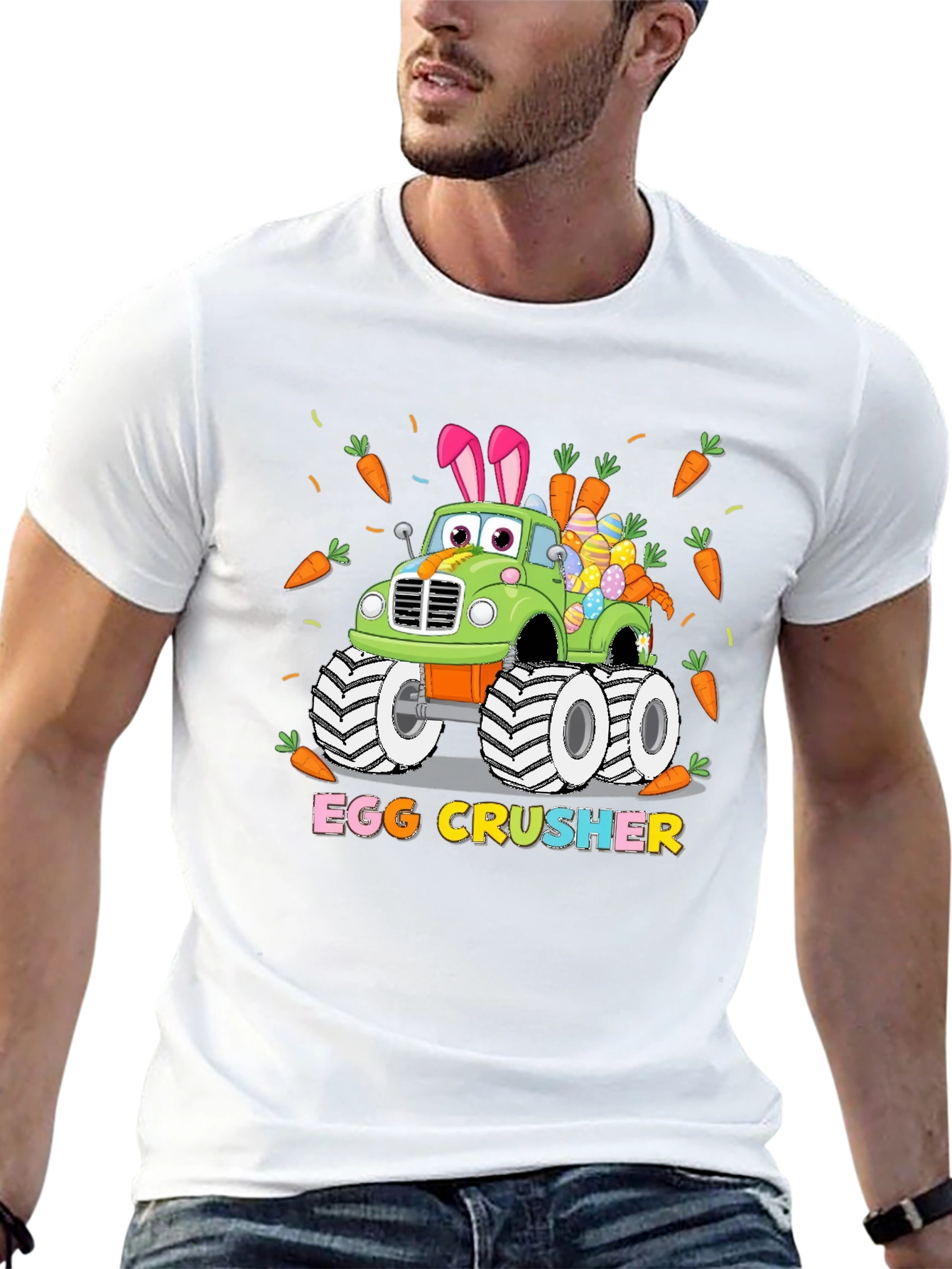 Easter Egg Crusher Monster Truck T-Shirt