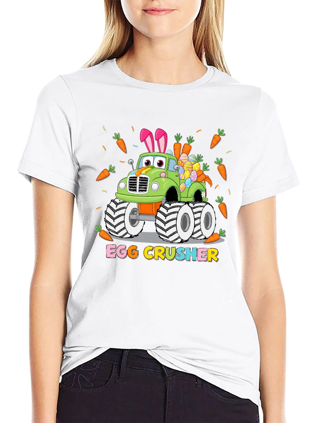 Easter Egg Crusher Monster Truck T-Shirt