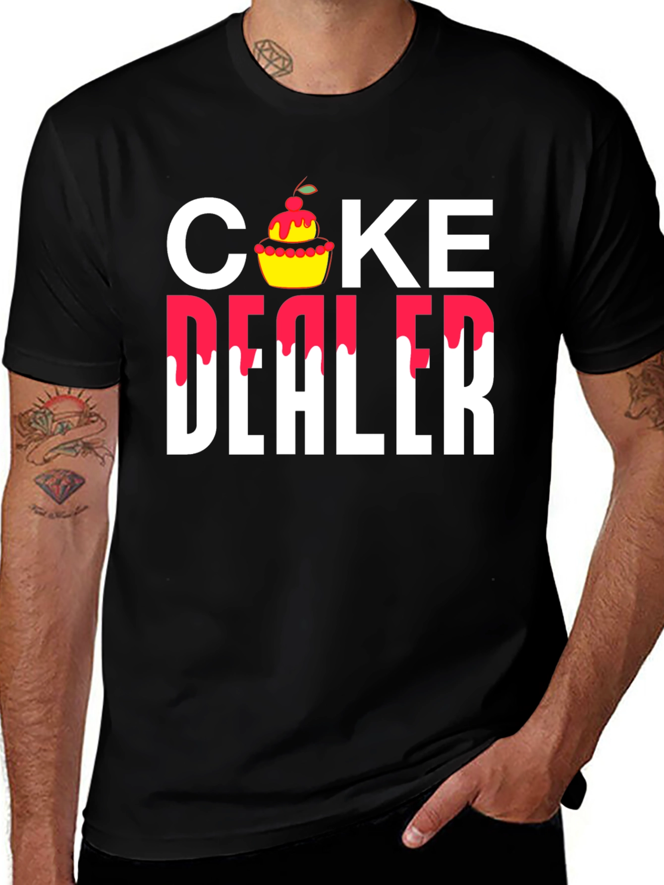 Cake Dealer Graphic T-Shirt