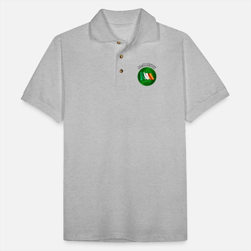 McCarthy Shamrock & Irish Flag