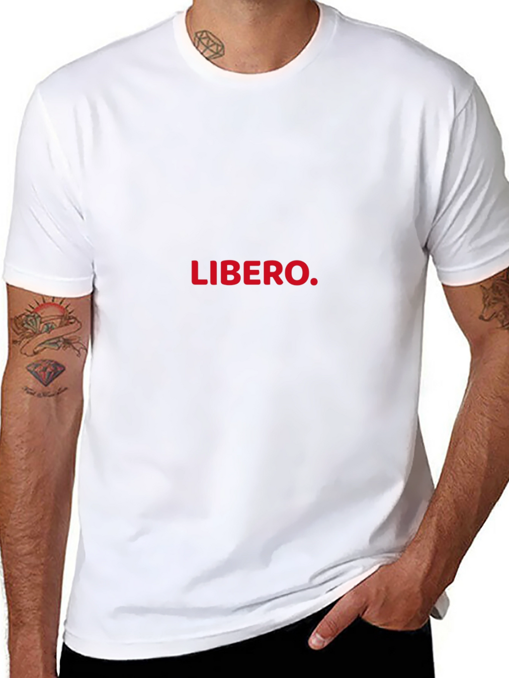 Libero Black T-Shirt Volleyball Player