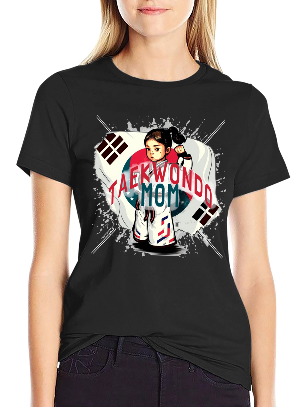 Taekwondo Mom Graphic Tee - Martial Arts Love!