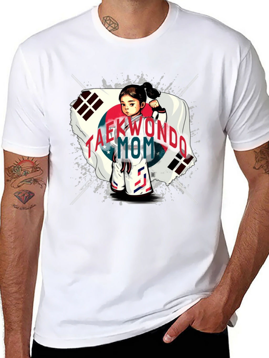 Taekwondo Mom Graphic Tee - Martial Arts Love!