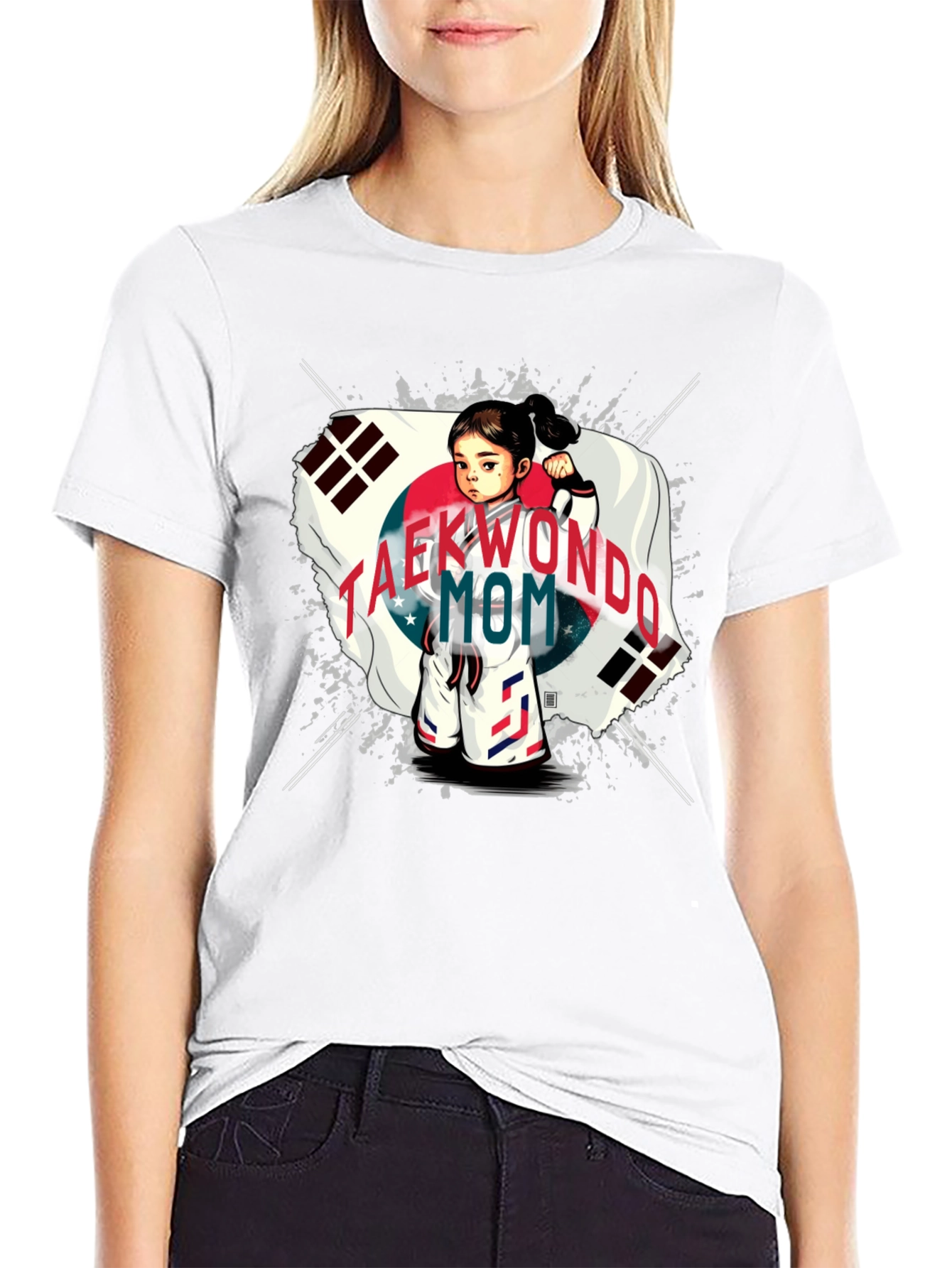 Taekwondo Mom Graphic Tee - Martial Arts Love!