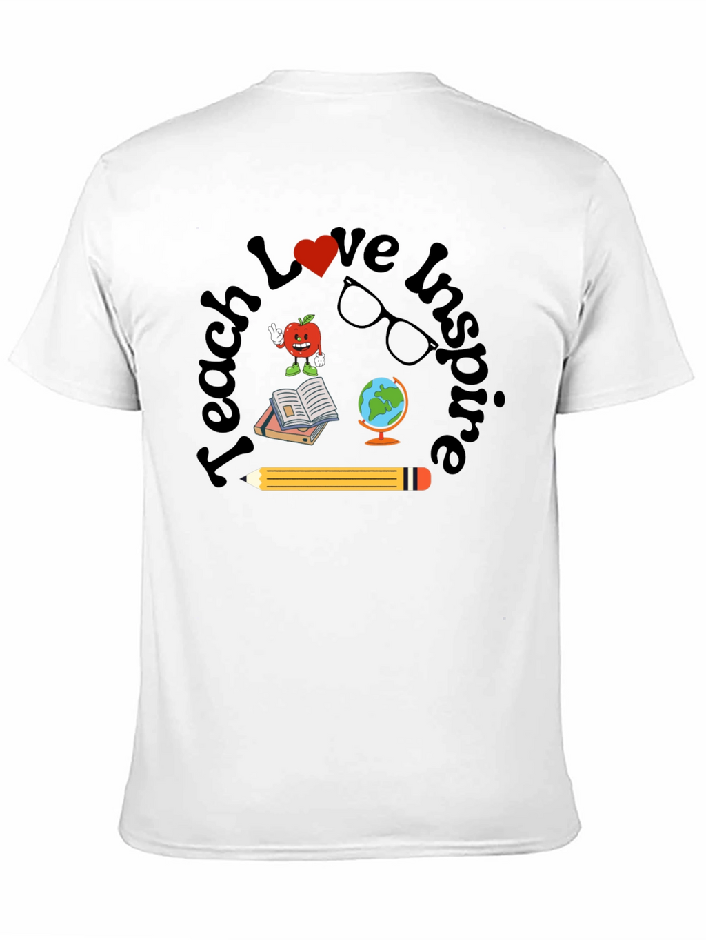 Teach Love Inspire Teacher Graphic T-Shirt