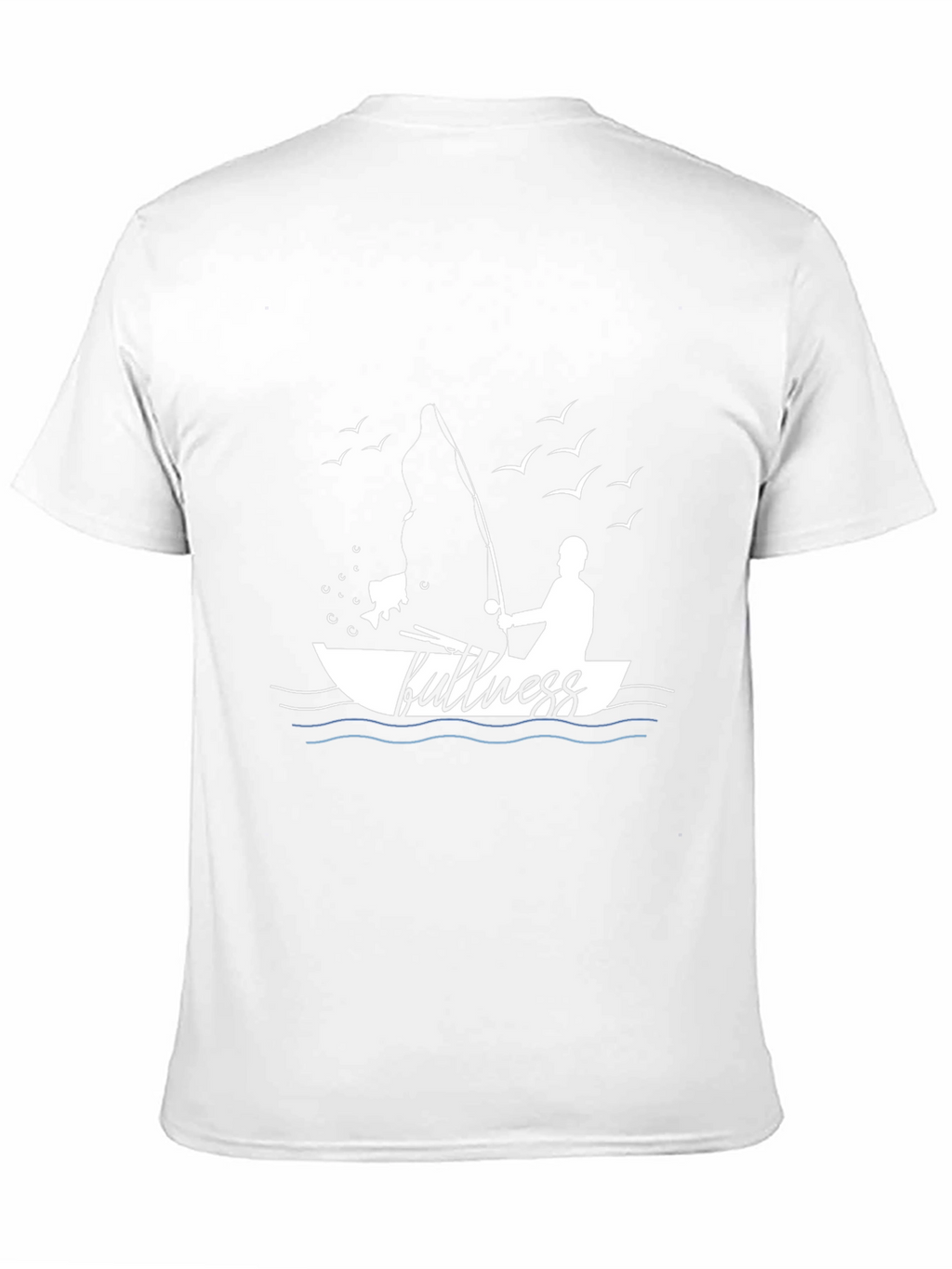 Fishing Fullness Black Graphic Tee