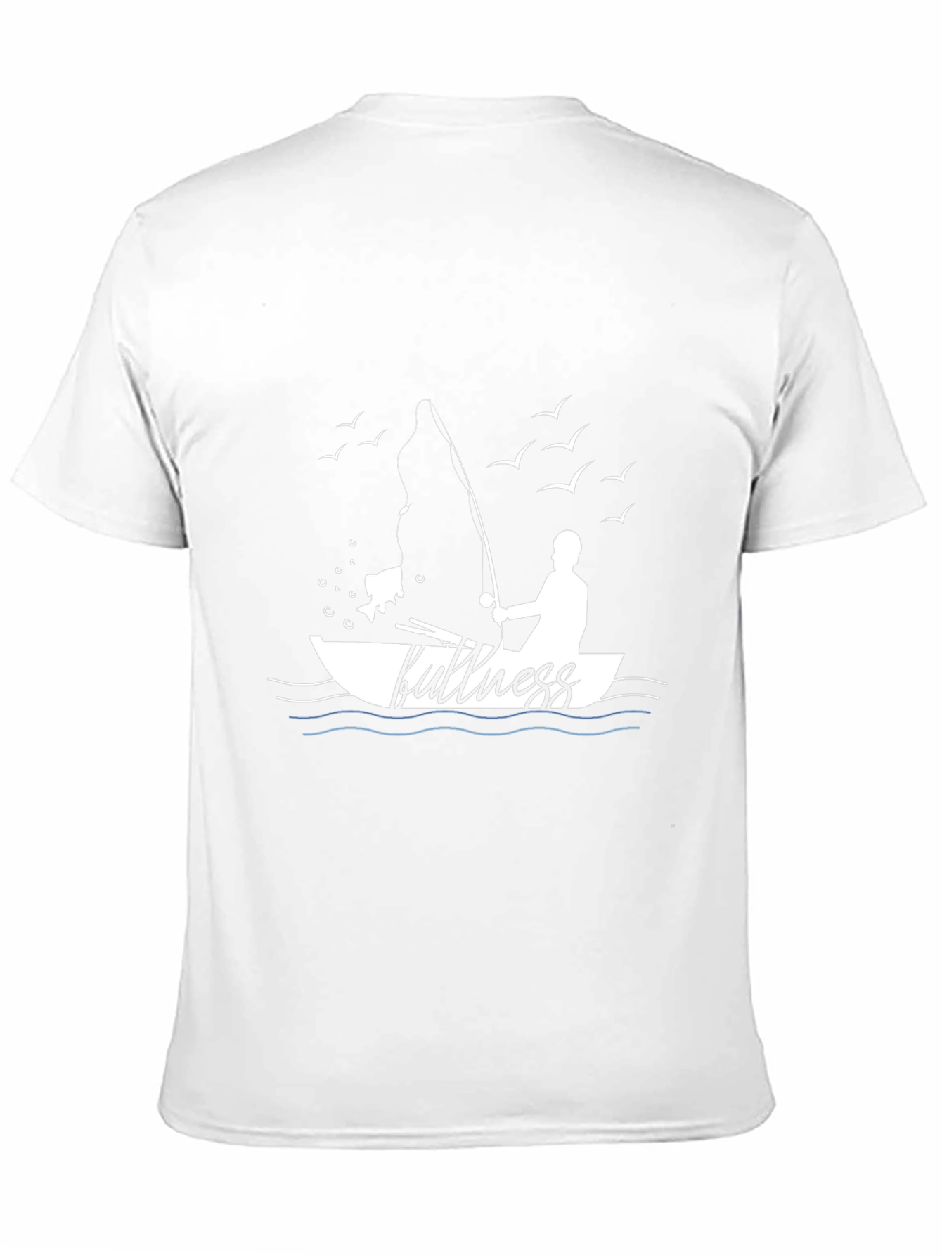 Fishing Fullness Black Graphic Tee