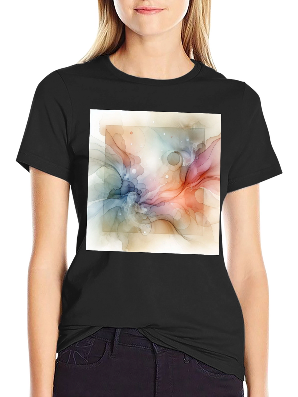 Abstract Art Graphic T-Shirt - Modern Style