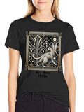 Art Deco Cat T-Shirt