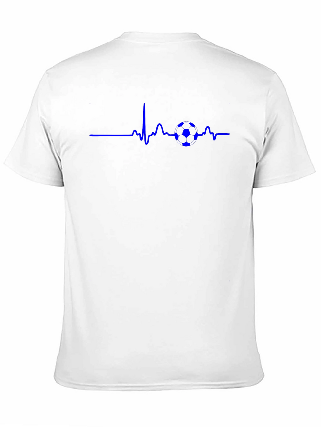 Soccer Heartbeat T-Shirt - Black