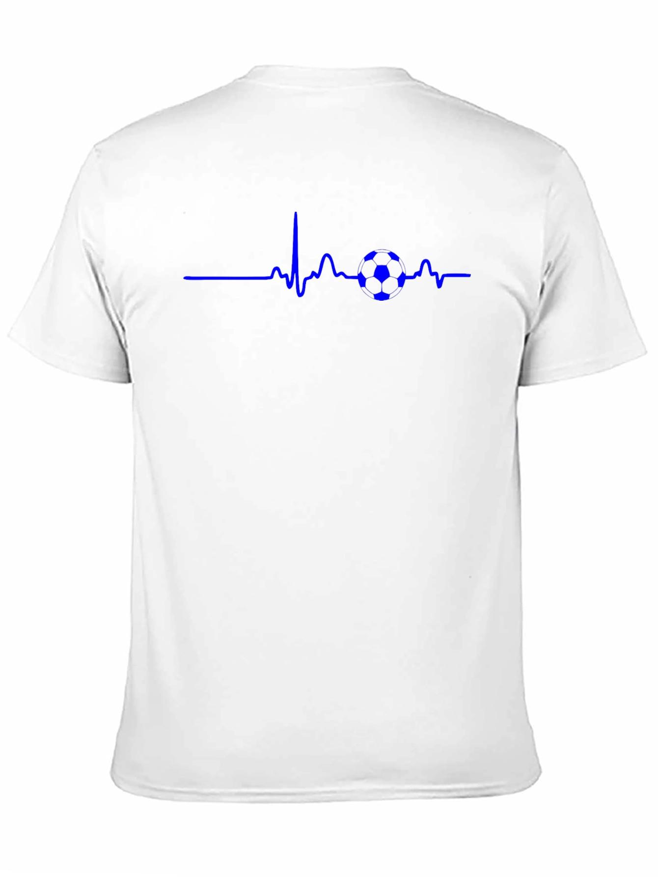 Soccer Heartbeat T-Shirt - Black