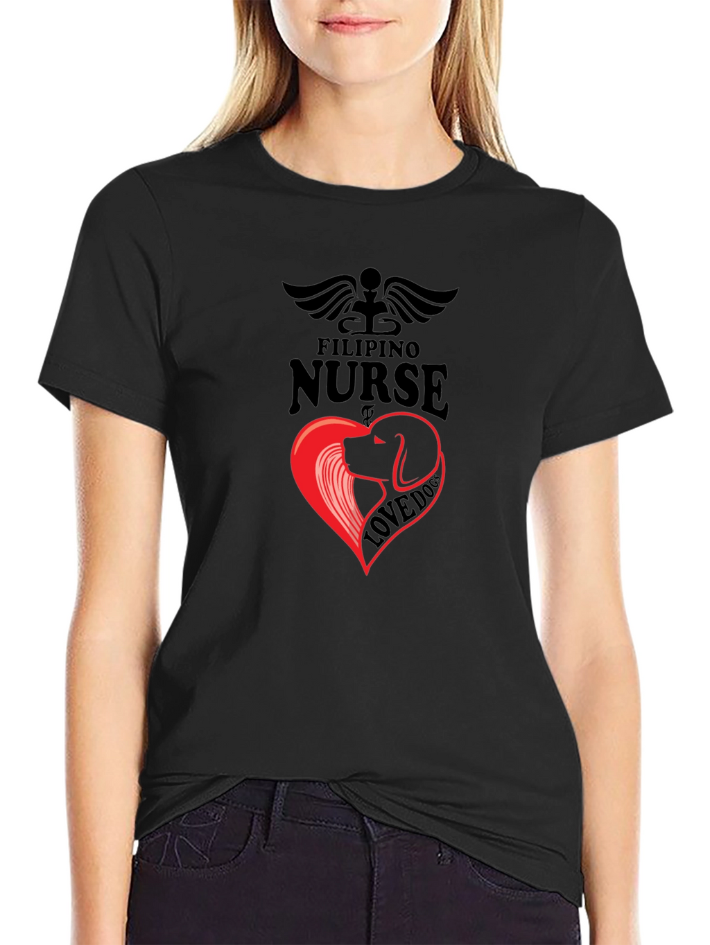 Filipino Nurse Dog Lover T-Shirt - Unique Design
