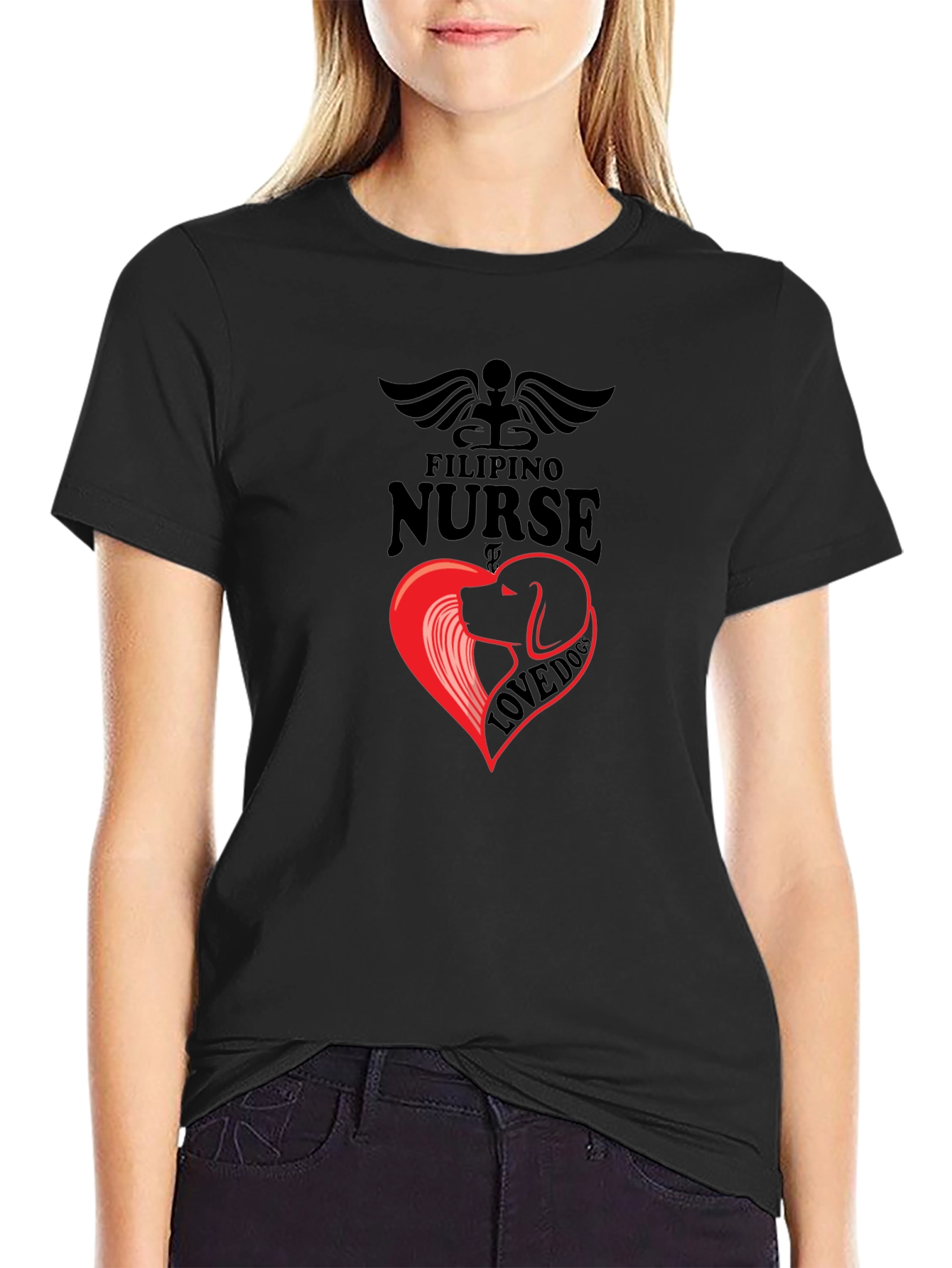 Filipino Nurse Dog Lover T-Shirt - Unique Design