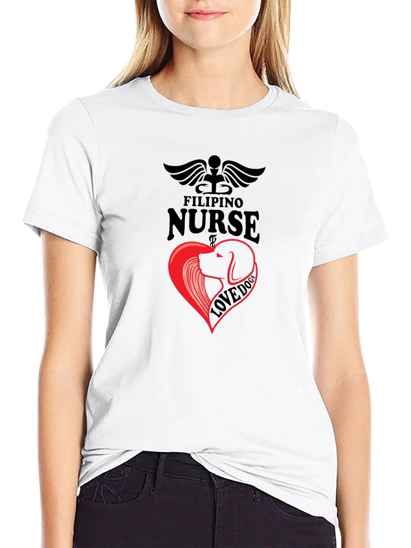Filipino Nurse Dog Lover T-Shirt - Unique Design