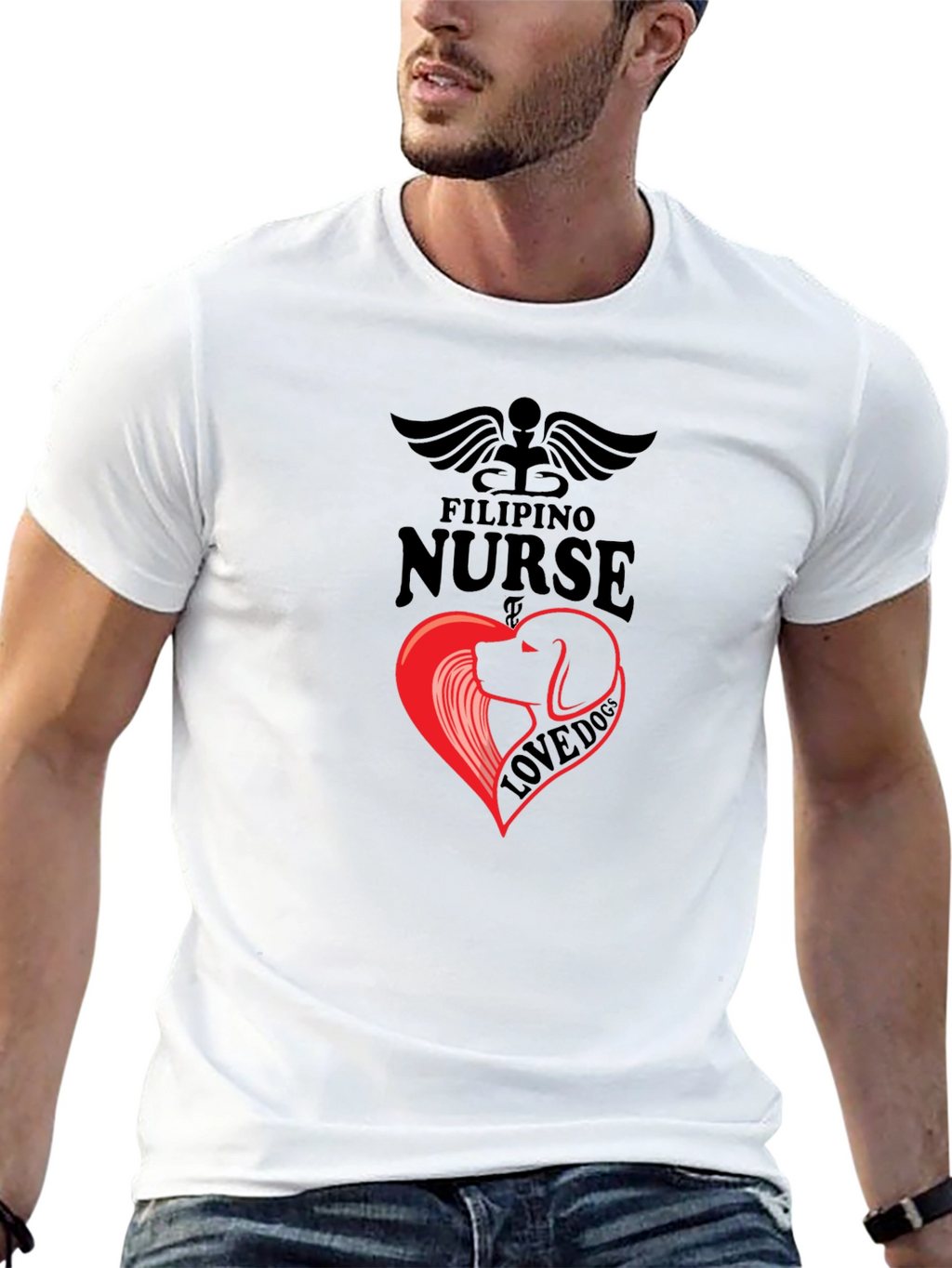Filipino Nurse Dog Lover T-Shirt - Unique Design