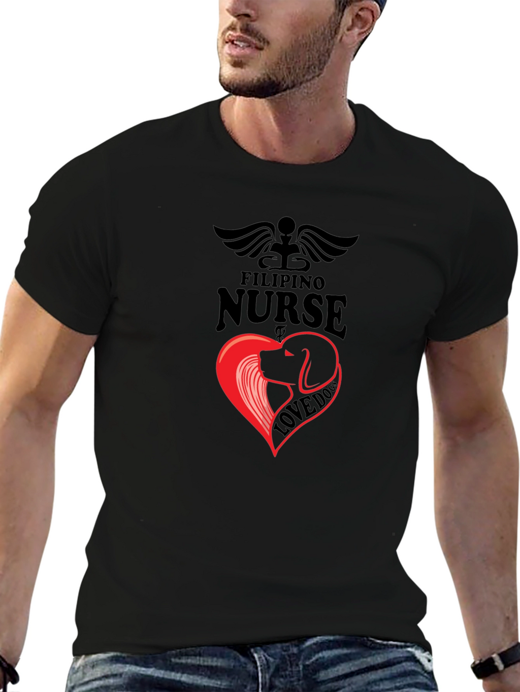 Filipino Nurse Dog Lover T-Shirt - Unique Design