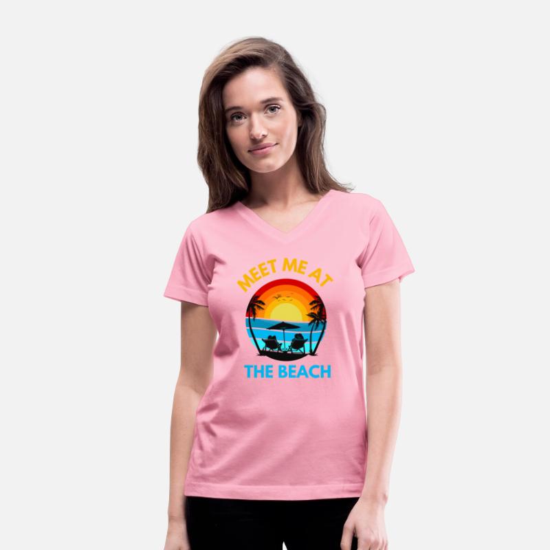 Meet Me At The Beach - Sunset and Palm Trees